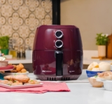 LINDINHA E PRÁTICA Fritadeira Elétrica Air Fryer Wap Family 4L Vermelha 110v DE …