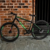 ECONOMIZE GASOLINA Bicicleta Aro 29 Aço Carbono Freios a Disco Suspensão 21 Velo…