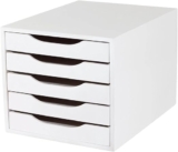 Caixa de Arquivo 5 gavetas, Mdf Branco 1 Souza & Cia, (Ref: 3306)Estoque na …