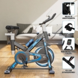 CARDIOZIN SEM SAIR DE CASA Bicicleta Ergométrica para Spinning Mecanica 13kg DE …