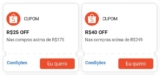 CUPONS SHOPEE DO DIA R$25 OFF em compras acima de R$175 R$40 OFF em compras aci…