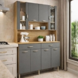 ARMARIO TOP NA SUA COZINHA Armário De Cozinha Completa 8 Portas 2 Gaveta Golden …