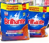 4 QUILÃO DE SABÃO EM PÓ Brilhante Lava-Roupas em Pó Roupas Brancas e Coloridas L…