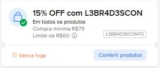 [ERRATA]  CUPOM NOVO NO ML  15% OFF, Limite de R$60 OFF CUPOM: L3BR4D3SCONTOResg…