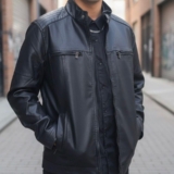 JAQUETÃO DE CO U RÔ Jaqueta De Couro Ecológico Casaco Impermeável DE 318 | POR 1…