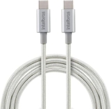 Cabo USB1C em nylon 1,5m Intelbras EUCC 15NB BrancoEstoque na Amazon De: R$44,90…