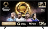 55 polegadas com Mini Led por esse preço é top  Hisense Smart TV UHD 4K Mini LED…