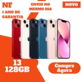 Celular Apple iPhone 13 128gb 5G Novo Original 1 Ano de Garantia NFsaindo a 299…