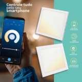CHEGA A CUSTAR 138 NO SITE DA TRAMONTINA Tramontina Plafon Smart​ LED Quadrado d…