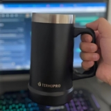 PRA BEBER O UNICO PRODUTO CONFIAVEL POSSIVEL TERMOPRO Caneca Térmica para Cervej…