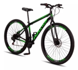 Bicicleta Aro 29 Mtb Aço Carbono Freios A Disco 21 Vel De: R$1.019 Por apenas: R…