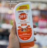 EVITAR PICADURAS INDESEJADAS OFF! Family Loção Repelente de Insetos e Mosquitos,…