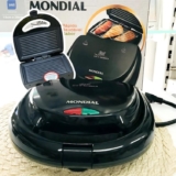 PRA FAZER MISTO DE CAFÉ DA MANHÃ DE HOTEL Sanduicheira Fast Grill e Sandwich, Mo…