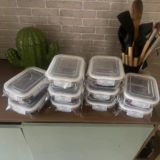 COMBO PRA TE AJUDAR COM AS MARMITINHA Kit 10 Potes Vidro Hermético Marmita Tampa…