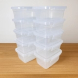 ✅ Kit 12 Marmitas 800ml Potes Trava Lateral 🔥 POR…