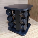 ✅ Porta Condimentos Temperos Giratório 12 Potes De Vidro 🔥…