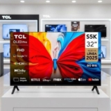 📺 Smart TV 32″ TCL Full HD QLED Google TV…