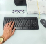 KIT SEM FIO Combo Teclado e Mouse Sem Fio Logitech MK250 Bluetooth POR 139,90 no…