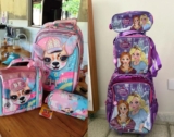 KIT COMPLETINHO PRA PRINCESINHA NO VOLTA ÀS AULAS  Kit Mochila De Rodinhas Estoj…