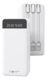 Power Bank 30000mah Carregador Portátil Com Cabo Embutido De: R$399 Por apenas: …