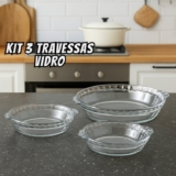 QUALIDADE HEINConjunto De Formas Filetadas 3 Peças Transparente Marinex DE 69 | …