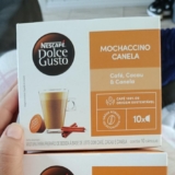 DELICIA MARAVILHA Nescafé Dolce Gusto Mochacinno Canela 10 Capsulas 172g POR 15,…