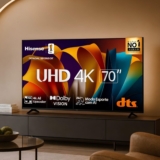 GIGANTEEEE Hisense Smart TV UHD 4K DLED 70″ POR 3.214,98 EM 10X RESGATE O CUPOM:…