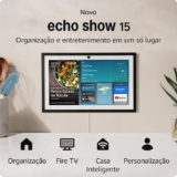 Echo Show 15 (Última geração) | Smart display Full HD de 15,6” com Alexa, experi…