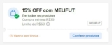 NOVO CUPOM MERCADO LIVRE 15% OFF, Limite de R$60 OFF CUPOM: MELIFUTResgate aqui…