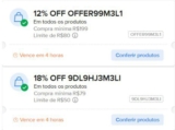 MELI JA LANÇOU LOGO DE DUPLAAAA 12% OFF, em compras acima de R$199, desconto má…
