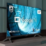 PRA VOCÊ COMER ENQUANTO VÊ O JORNAL DA SUA CIDADE Smart Tv Philips 32 Hd Android…