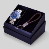 PRESENTE PERFEITO PRO HOME Kit Condor Dia A Dia Prata (Relógio + Pulseira) POR 1…
