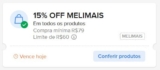 Cupons Ativos Mercado Livre 15% OFF, Limitado a R$ 60: MELIMAIS (Meli+) 10% OFF…