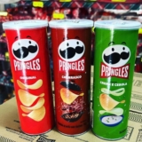MELHOR SNACK Pringles Pack Promo 3 Sabores – Original, Creme e Cebola e Churrasc…