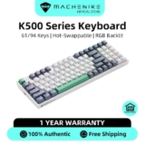 Teclado Mecânico Machenike Série K500 , Com Luz De Fundo RGB De: R$ 309,90 Por a…