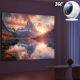 CINEMA ATÉ NO TETO Mini Projetor Portatil 360° Bettdow DE 399 | POR 269,84 no Pi…