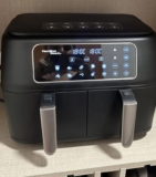 QUASE UM TRANSFORMER Fritadeira Dual Air Fryer Eletrica Painel Digital Inteligen…