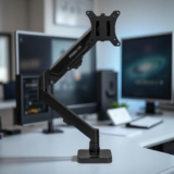 DEIXE O MONITOR NA ALTURA CERTA, sua coluna agradece Suporte Articulado Nimbo 11…