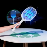 JOGUE BEACH TENIS COM OS PERNILONGOS Raquete Elétrica Iluminação Uv Recarregável…