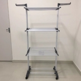 PERFEITO PARA QUEM NÃO TEM MUITO ESPAÇO Varal de Chão 3 Andares Dobrável Reforça…