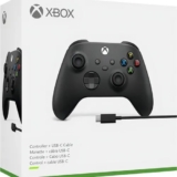 Controle joystick sem fio Microsoft Xbox Carbon Black pretoSaindo a R$ 330  Use…