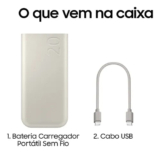 Pra quem vive fora de casa, essa powerbank vai ser sua aliada Carregador Portáti…