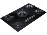 Cooktop 5 Bocas a Gás GLP Consul Vidro Temperado – Preto Acendimento Automático …
