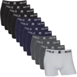 Kit Cueca Boxer Polo Wear 12 Peças LisasEstoque na Amazon Por apenas: R$62,,90 (…