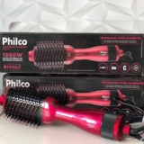 FAZ AQUELE PENTEADO Escova Secadora de Cabelos Soft Beauty Cherry Philco 1300w 4…