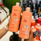 LITRÃO DA WELLA Kit Wella Pro Invigo Enrich Shampoo 1L + Condicionador 1L POR 19…