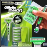 É QUASE SEXTA NE? Gillette Aparelho De Barbear Mach3 Sensitive + 9 Cargas DE 95 …