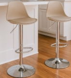 UP NO AMBIENTE Kit 2 Banqueta Alta Leda Estofada Com Base Giratória POR 325,73 C…