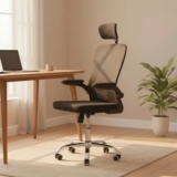 SENTAR NO CONFORTO Cadeira de escritório Diretor com Encosto de Cabeça Flink Hea…