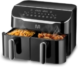 Fritadeira Elétrica Air Fryer 8L 2 Gavetas 127V 1800W Preto Multi – GO219 Por ap…